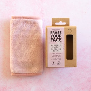 Erase Your Face - Pastel Pink Reusable Makeup Removing Cloth - Single