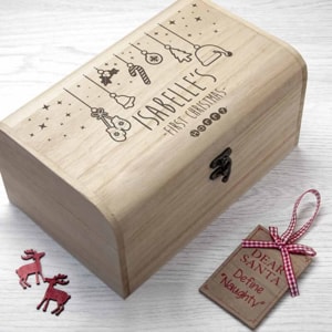 Help Harry Help Others Personalised Christmas Treasure Chest - Large
