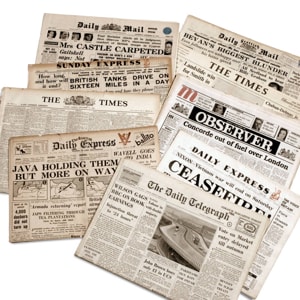Original Archive Newspaper in Presentation Box