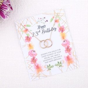 Personalised Age Birthday Necklace