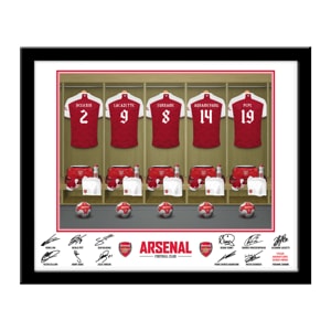 Personalised Arsenal Dressing Room Framed Print