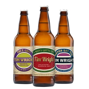 Personalised Beer - Pack of 3