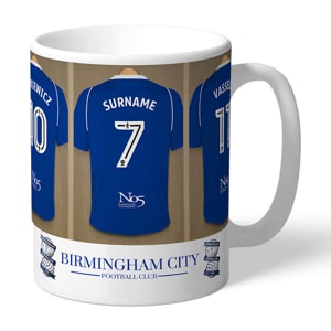 Personalised Birmingham City FC Dressing Room Mug