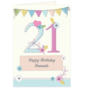 Personalised Birthday Craft Card