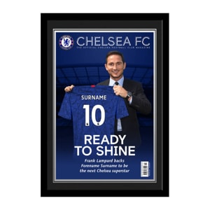 Personalised Chelsea FC Magazine Cover Framed Photo