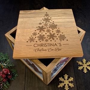 Personalised Christmas Tree Memory Box