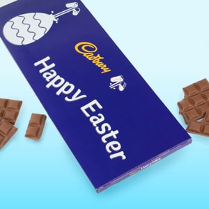 Personalised Easter Cadbury Dairy Milk Bar - 850g
