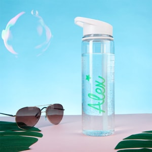 Personalised Green Star Water Bottle