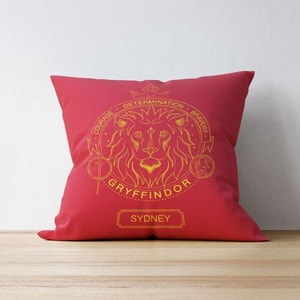 Personalised Gryffindor House Emblem Cushion