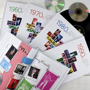 Personalised History of Music Decade Book