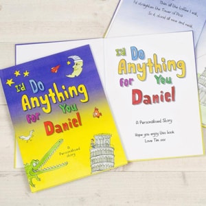 Personalised 'I'd Do Anything For You' Book