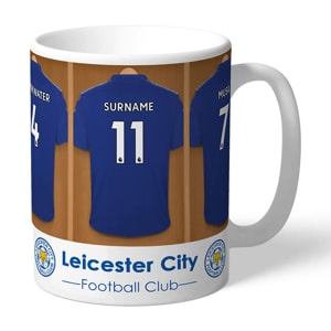 Personalised Leicester City Dressing Room Mug