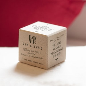 Personalised Love Story Dice
