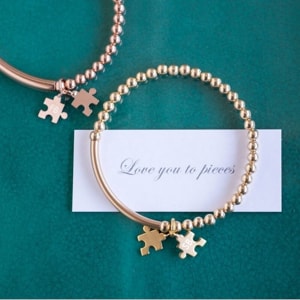 Personalised 'Love You To Pieces' Bracelet
