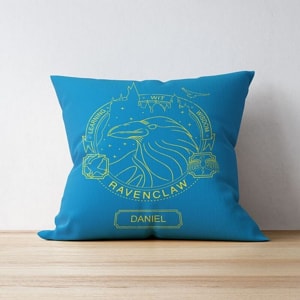 Personalised Ravenclaw House Emblem Cushion