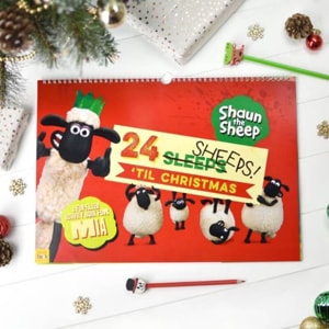 Personalised Shaun The Sheep Activity Advent Calendar