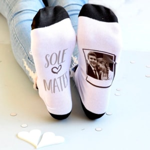 Personalised Sole Mates Photo Socks