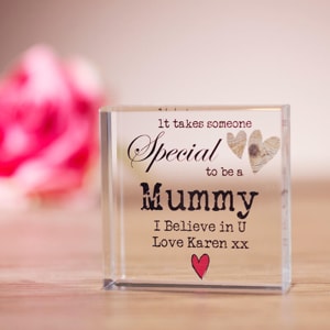 Personalised Someone Special Crystal Block