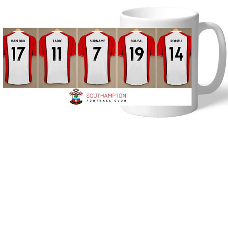 Personalised Southampton FC Dressing Room Mug