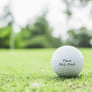 Personalised Srixon Distance Golf Balls - Set of 3