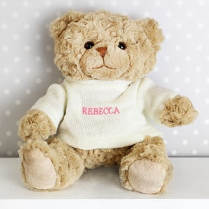 Personalised Teddy Bear - Pink Name