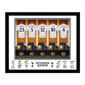 Personalised Tottenham Hotspur Dressing Room Framed Print