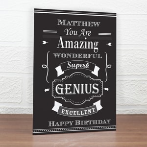 Personalised Typography Card