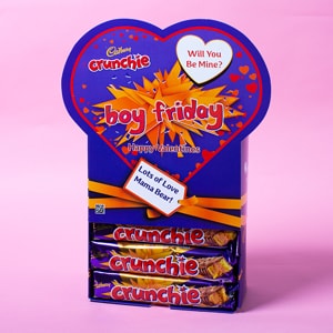 Personalised Valentines Favorites Box - Crunchie