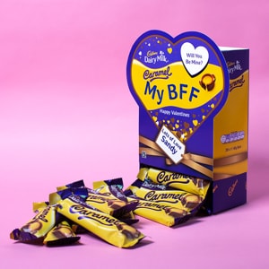 Personalised Valentines Favorites Box - Dairy Milk Caramel