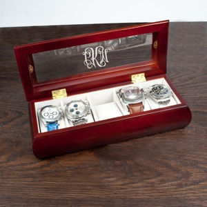 Personalised Wooden Watch Case