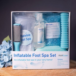 Relaxology Inflatable Foot Spa Pamper Pack