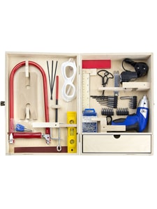 Leomark Tool Set in Wooden Tool Chest - 47 pieces