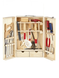 Leomark Wooden Tool Set - 30 pieces