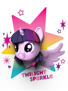 My Little Pony 3D LED Wall Light - Twilight Sparkle