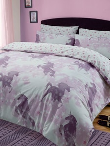 Unicorn Dreams Double Duvet Cover and Pillowcase Set