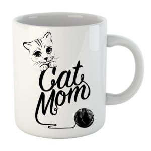 Taza  Cat Mom  - Blanco