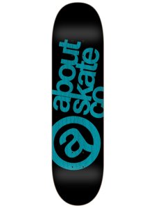 About Monochrome 3Co 8.125 Skateboard Deck aqua