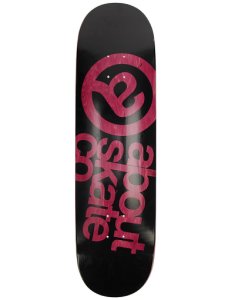 About Monochrome 3Co 8.25 Skateboard Deck pink