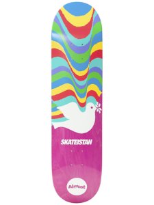 Almost Skateistan R7 7.75 Skateboard Deck pink