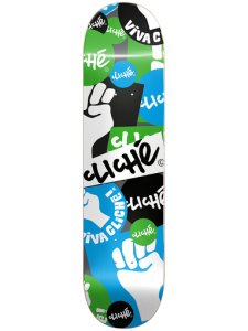 Cliché Patch 8.0 Skateboard Deck green