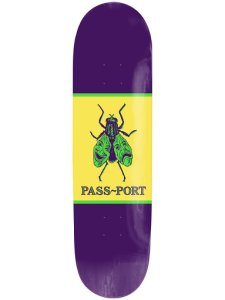 Pass Port Laugh Now Fly Later 8.38 Skateboard Deck uni