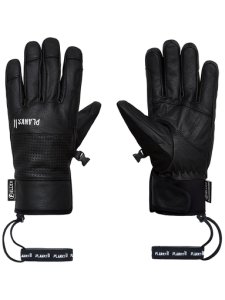 Planks Hunter Leather Gloves black