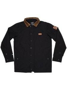 Planks Throw-down Collared Jacket black