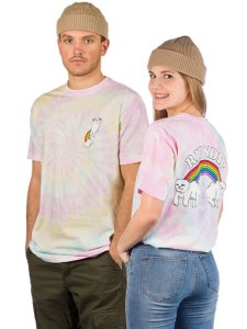 Rip N Dip Double Nerm Rainbow T-Shirt pastel spiral dye