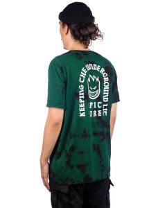 Spitfire Steady Rockin Crystal Wash T-Shirt green