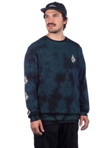 Volcom Deadly Stone Crew Sweater evergreen