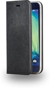 Azuri wallet case met magnetische sluiting - zwart - voor Samsung A5 2015 versie
