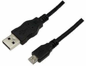 Logilink USB 2.0 A Male naar USB 2.0 Micro Male - 1 m