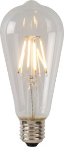 Lucide LED BULB - Filament lamp -  6,4 cm - LED Dimb. - 1x5W 2700K - Transparant