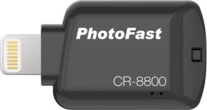 PhotoFast CR-8800 iOS Micro SD kaartlezer - Zwart